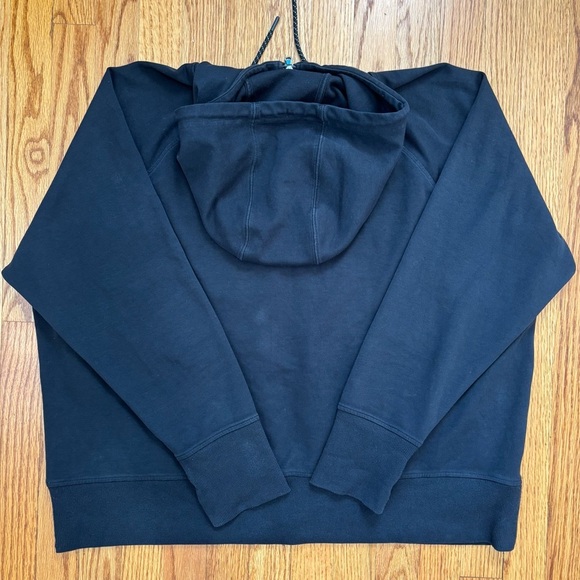OLD NAVY BLACK Zip Up Long Sleeve Soft Slouchy Dynamic Fleece Hybrid Hoodie XXL - Picture 15 of 16